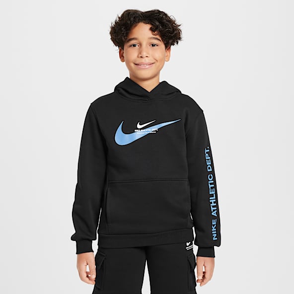Sudadera nike negra sin capucha clearance